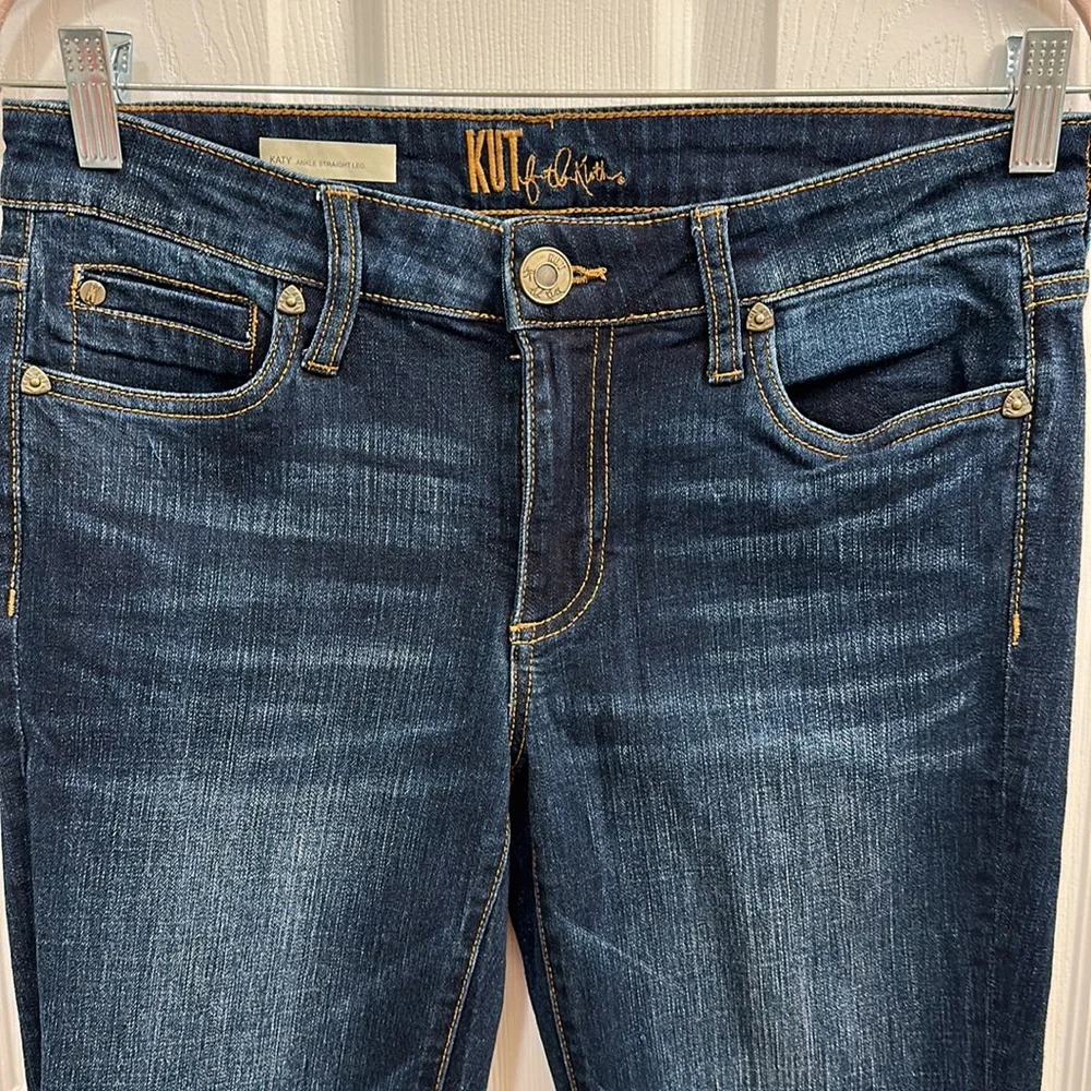KUT Katy ankle straight Leg jeans - Picture 2 of 6